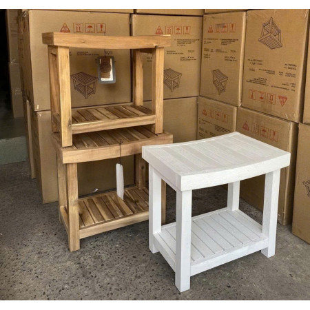 50-249845 White : Ghế Đôn, Ghế Phụ - Phòng Tắm